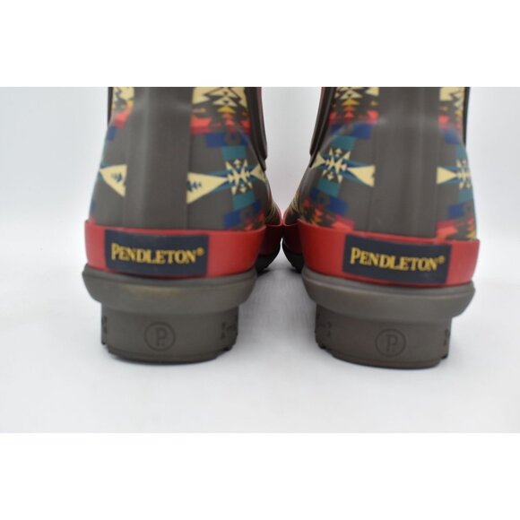 Pendleton Womens Size 7 Tucson Grey Multicolored Chelsea Waterproof Rain Boots - Picture 6 of 13